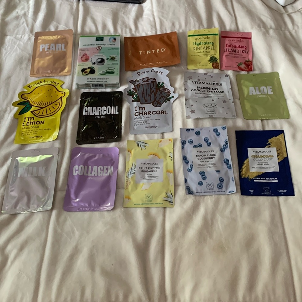 15 Face Products. Masks
